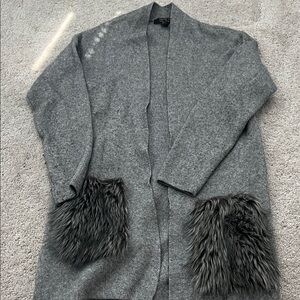 Forever 21 Heather Gray Knit Cardigan